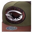 King Kerosin Speedfreak snapback cap brown/green