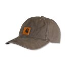 Carhartt Odessa canvas cap dark coffee