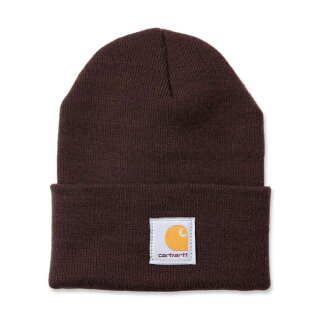 Carhartt Rib knit beanie dark brown