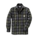 Carhartt Hubbard sherpa lined shirt jacket moss