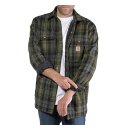 Carhartt Hubbard sherpa lined shirt jacket moss