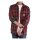 Carhartt Hubbard sherpa lined shirt jacket dark crimson