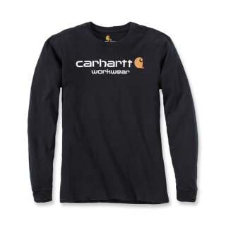 Carhartt Maddock core logo T-shirt L/S black