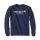 Carhartt Maddock core logo T-shirt L/S navy
