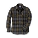 Carhartt L/S Hubbard slim fit flannel shirt moss