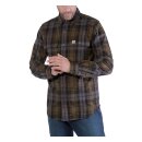 Carhartt L/S Hubbard slim fit flannel shirt moss