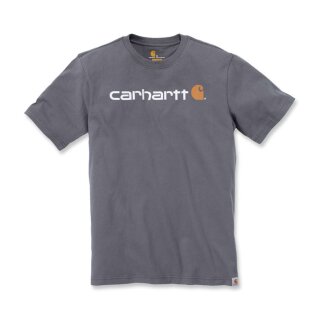 Carhartt core logo T-shirt S/S charcoal