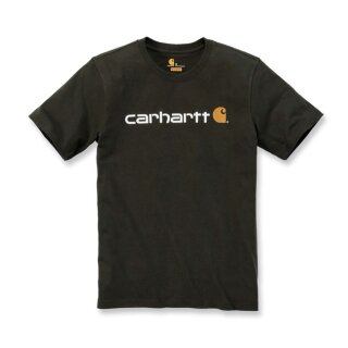 Carhartt core logo T-shirt S/S peat