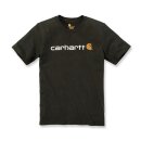 Carhartt core logo T-shirt S/S peat
