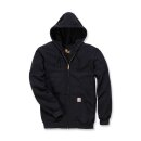 Carhartt zip hooded sweatshirt black