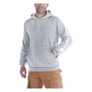 Carhartt sleeve logo hooded sweatshirt heather grey