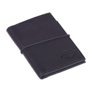Dickies Centre Cross leather card holder black