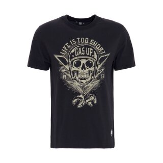 King Kerosin Life Is Too Short T-shirt black