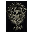 King Kerosin Life Is Too Short T-shirt black