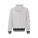 King Kerosin Angry Hawks zip hoodie grey