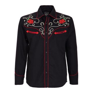 King Kerosin Mexican shirt black
