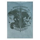 Queen Kerosin Alive Dead tank top smoke blue