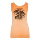 Queen Kerosin Alive Dead tank top orange
