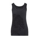Queen Kerosin Wild & Free tank top anthracite