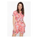 Queen Kerosin Tropical shirt Rose