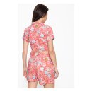 Queen Kerosin Tropical shirt Rose