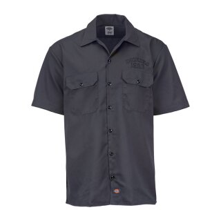 Dickies Yolun short sleeve work shirt charcoal grey
