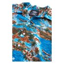 Dickies Blossvale revere collar shirt ocean