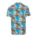 Dickies Blossvale revere collar shirt ocean