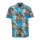Dickies Blossvale revere collar shirt ocean