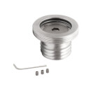 Motone MonzaTankdeckel Chrom für Harley Modelle 83-18