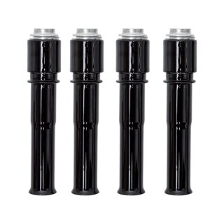 S&S Pushrod Cover kit schwarz glanz für Harley Modelle 84-25