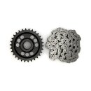 Evolution Industries, solid motor sprocket & chain...