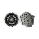 Evolution Industries, solid motor sprocket & chain...