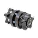 Ness wheel hub front black DF