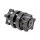 Ness wheel hub front black DF