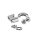 Motone, micro switch with 2 buttons. Chrome