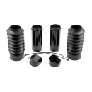 Cult-Werk, 6-piece fork tube cover kit. Gloss black