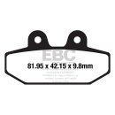 EBC, brake pads. V-Pad semi sintered copper