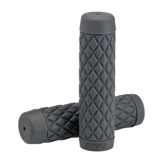 Biltwell Torker TPV Motorrad Griffe grau für 22mm 7/8" Lenker