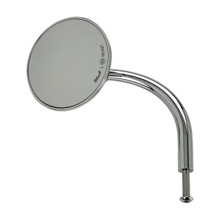 Biltwell utility round mirror chrome ECE appr.