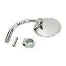Biltwell, Utility round mirror chrome ECE appr.