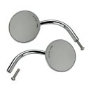 Biltwell utility round mirrors chrome ECE appr.