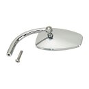 Biltwell, Utility teardrop mirror set chrome ECE appr.