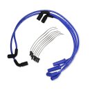Accel, 8mm Ferro Spiral core spark plug wire set. Blue