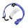 Accel, 8mm Ferro Spiral core spark plug wire set. Blue