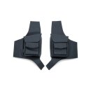 Kuryakyn, saddlebag pouch set. Black