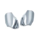 Kuryakyn, saddle shield heat deflectors. Smoke