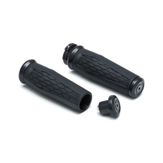 Kuryakyn Hex grips satin black