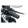 Kuryakyn Hex grips satin black