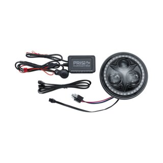 Kuryakyn, Orbit Prism+ 5-3/4" LED headlamp unit